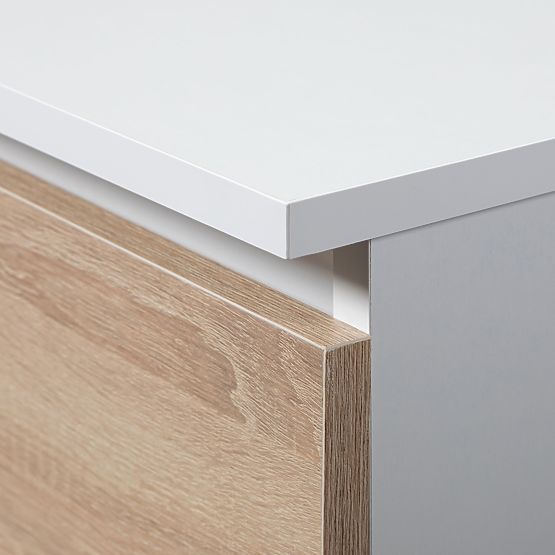 CREDENZA K160 2D 4SZ CLP PK BIANCO / SONOMA