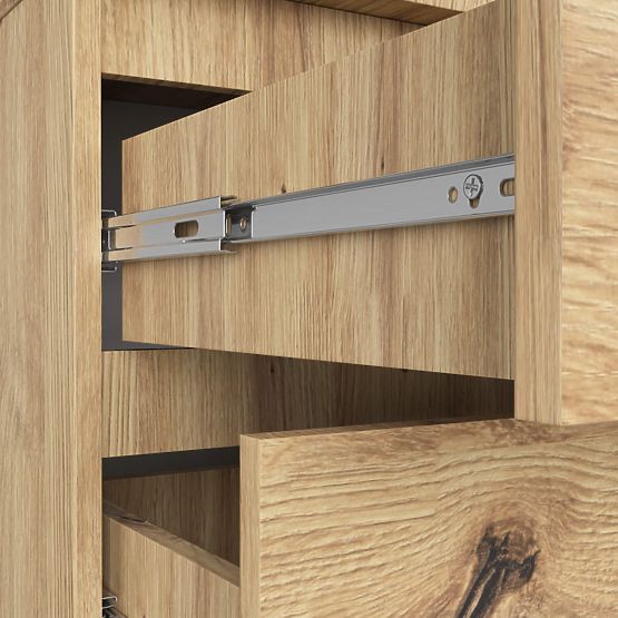 CREDENZA K60 3 CASSETTI CLP PK ROVERE ARTISAN