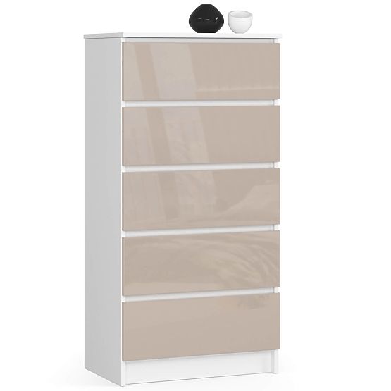 CREDENZA K60 5SZ CLP PK CAPPUCCINO LUCIDO
