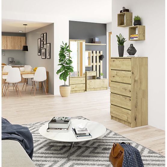 CREDENZA K60 5SZ CLP PK ROVERE ARTISAN