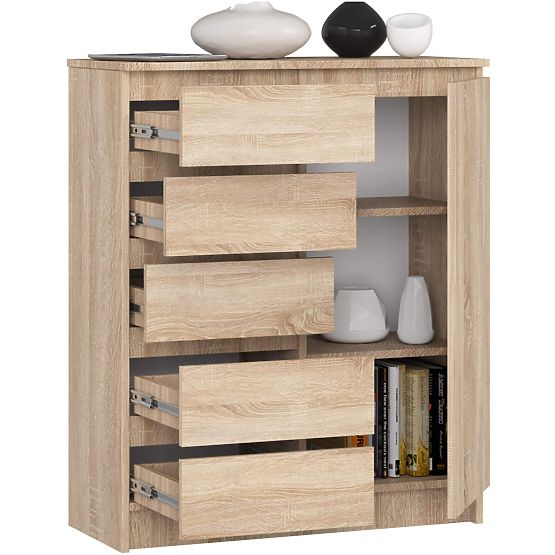 CREDENZA K80 1D 5SZ PK ROVERE SONOMA