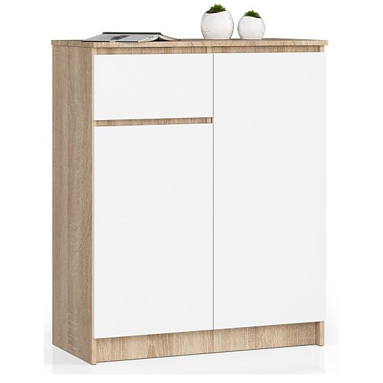 CREDENZA K80 2D 1SZ CLP PK ROVERE SONOMA / BIANCO