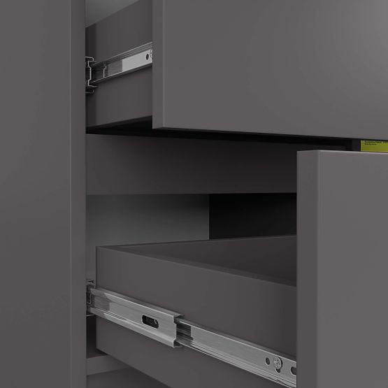 CREDENZA K80 JERRY 1D 3SZ PK GRAFITE GRIGIO