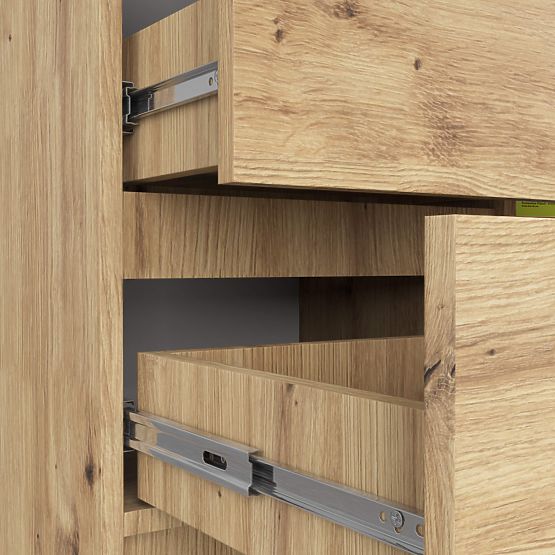 CREDENZA K80 JERRY 1D 3SZ PK ROVERE ARTISAN