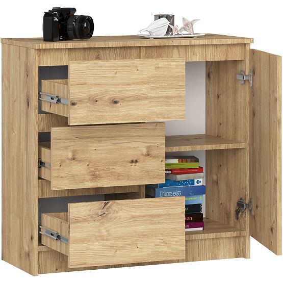 CREDENZA K80 JERRY 1D 3SZ PK ROVERE ARTISAN