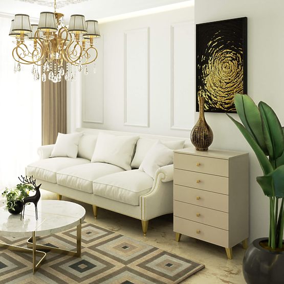 CREDENZA MOBI K-05 CASHMERE ORO