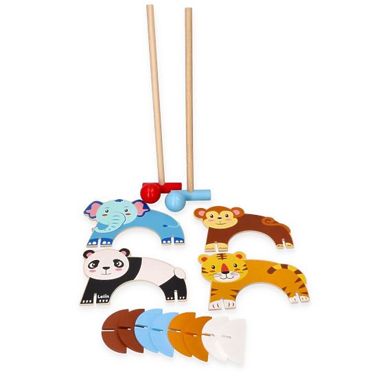 Croquet con motivi di animali