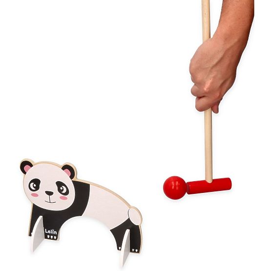 Croquet con motivi di animali