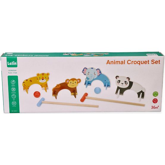 Croquet con motivi di animali