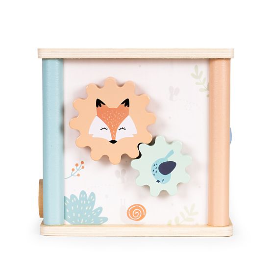 Cubo educativo in legno con forme ECOTOYS