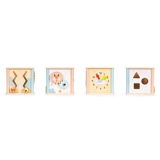 Cubo educativo in legno con forme ECOTOYS