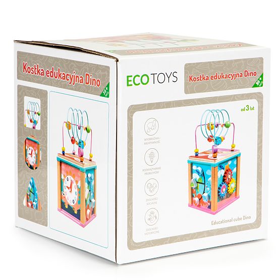 Cubo educativo in legno, smistatore mula ECOTOYS