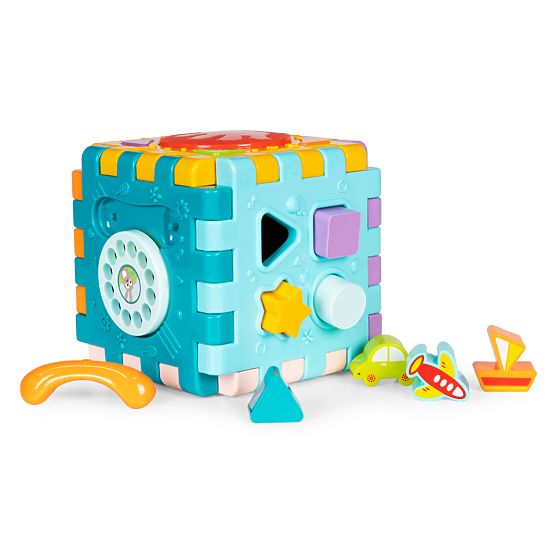 Cubo educativo interattivo con smistamento e suoni 6 in 1
