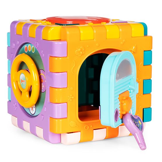 Cubo educativo interattivo con smistamento e suoni 6 in 1