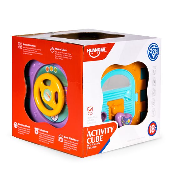 Cubo educativo interattivo con smistamento e suoni 6 in 1