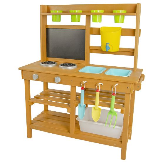 Cucina da giardino in legno