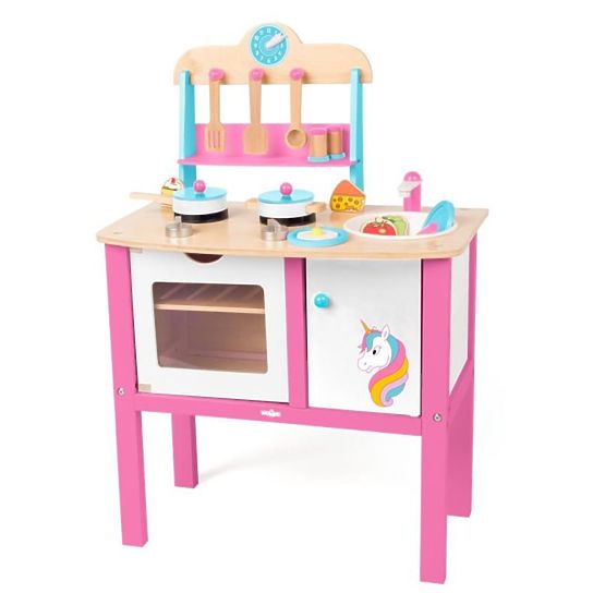 Cucina in legno Melissa con unicorno