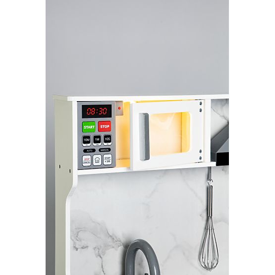 Cucina in legno per bambini con suoni e LED + accessori ECOTOYS