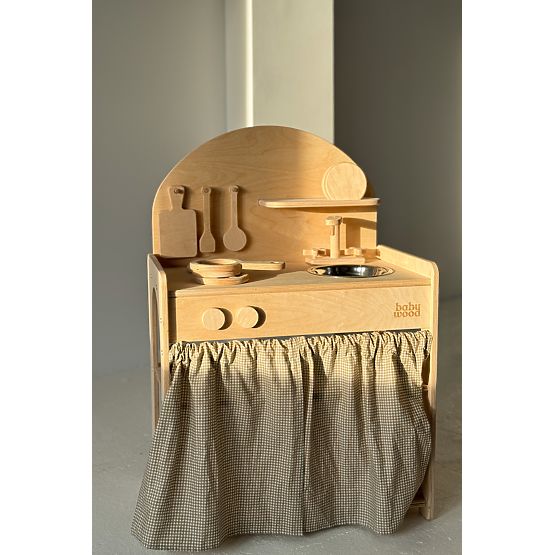 Cucina in legno per bambini - naturale