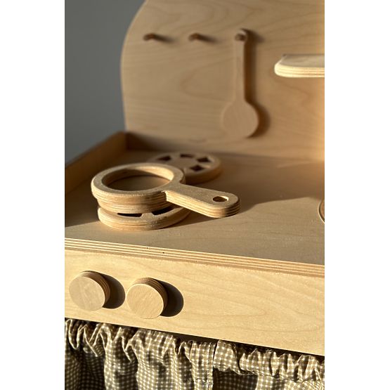 Cucina in legno per bambini - naturale