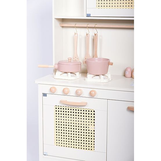 Cucina in legno Rosie con accessori