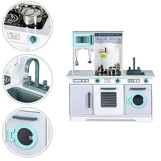 Cucina per bambini in legno Lux