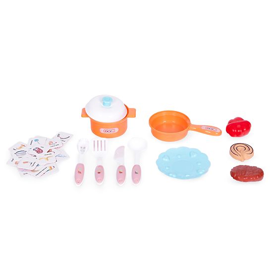 Cucina per bambini suoni LED lavello 10 accessori