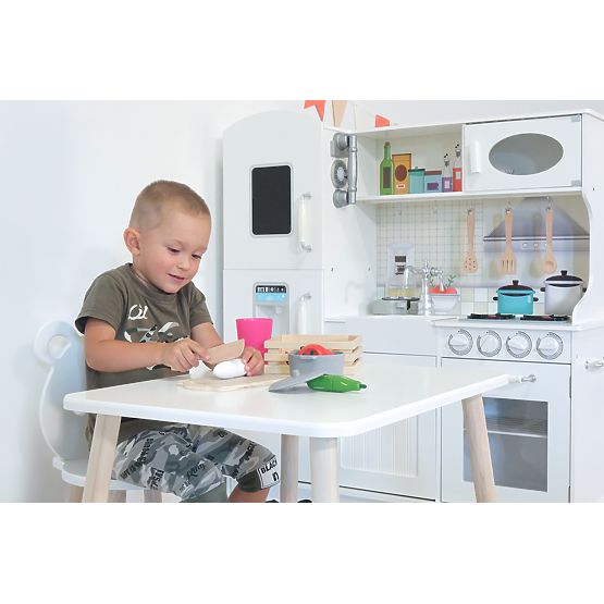 Cucinina bianca Bianca XXL con accessori