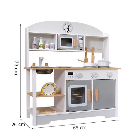 Cucinina in legno Lucy con accessori