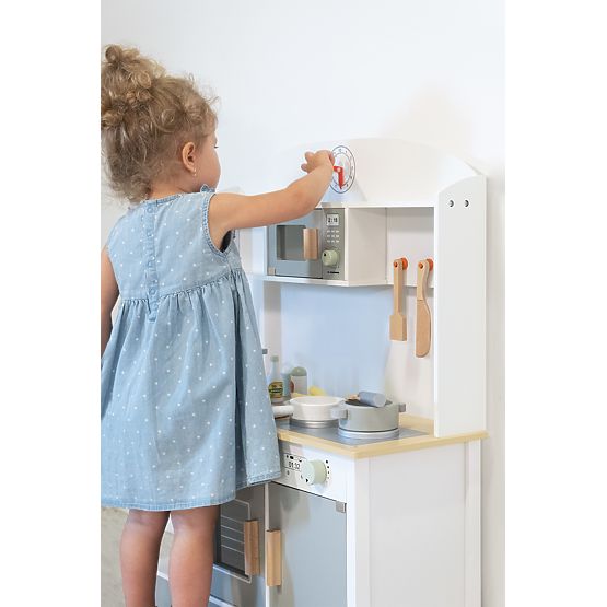 Cucinina in legno Lucy con accessori