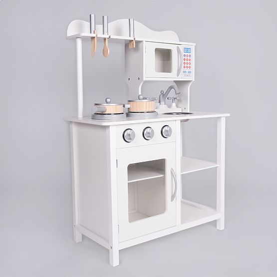 Cucinina in legno Meggie con accessori