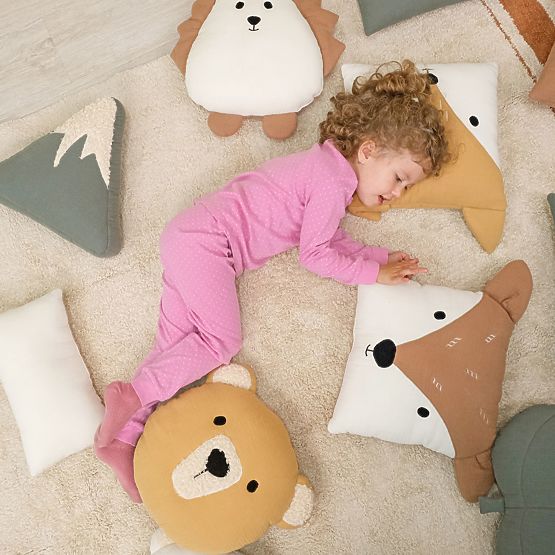 Cuscino in mussola Ourbaby 20x35 cm - ecru