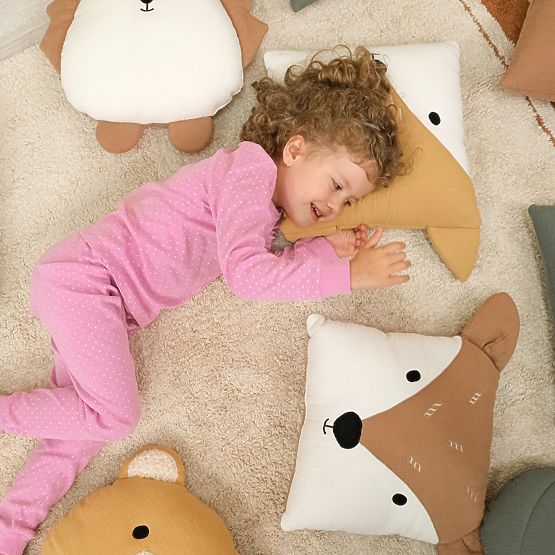 Cuscino in mussola Ourbaby 35x35 cm - Cerbiatto