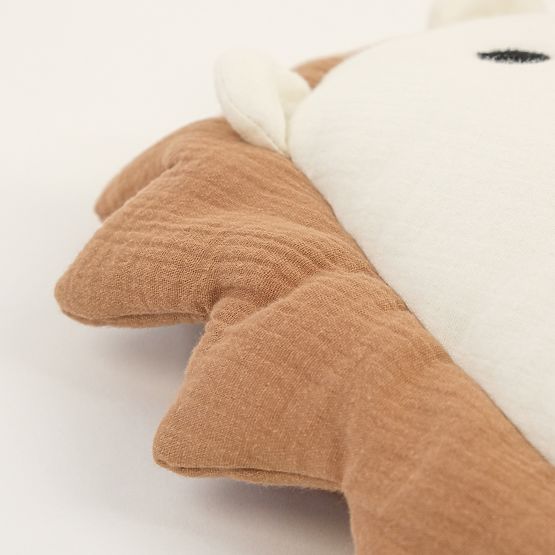 Cuscino in mussola Ourbaby 38x35 cm - Riccio