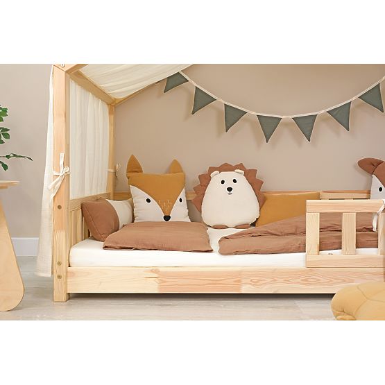 Cuscino in mussola Ourbaby 38x35 cm - Riccio