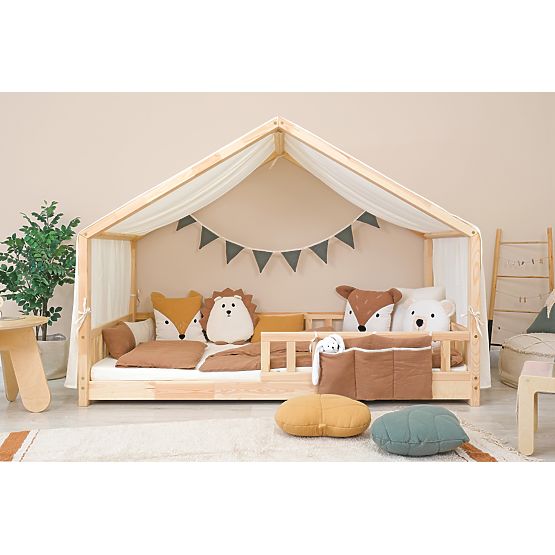 Cuscino in mussola Ourbaby 40x40 cm - senape