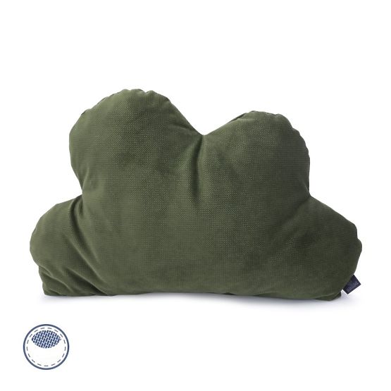 Cuscino nuvola in velluto Savana - verde