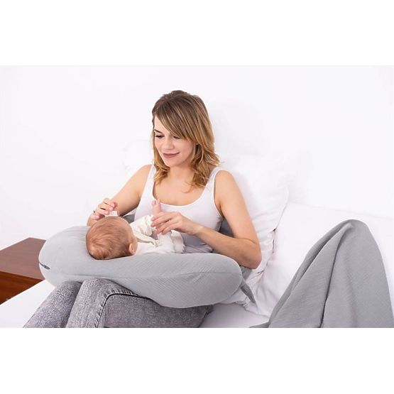 Cuscino MOON MUSLIN 260cm - grigio