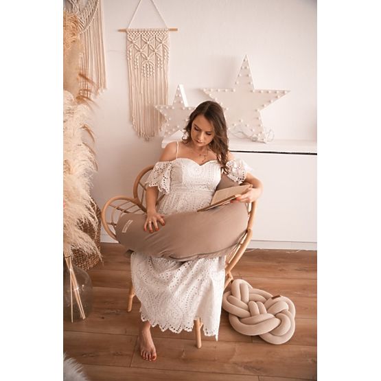 Cuscino MOON MUSLIN 260 cm - marrone