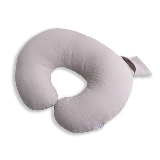 Cuscino per allattamento in mussola Heavens - grigio