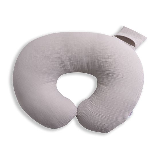 Cuscino per allattamento in mussola Heavens - grigio