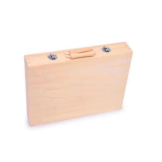 Custodia in legno con strumenti