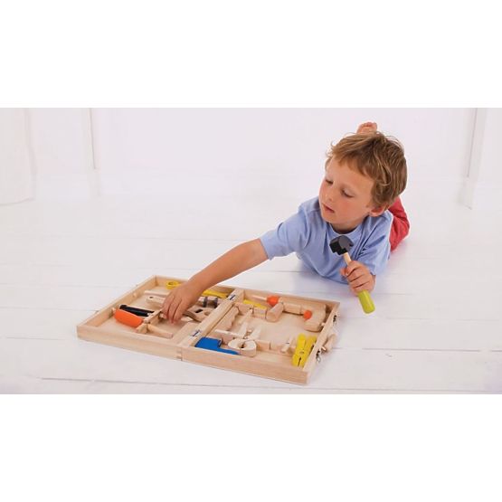Custodia in legno con strumenti