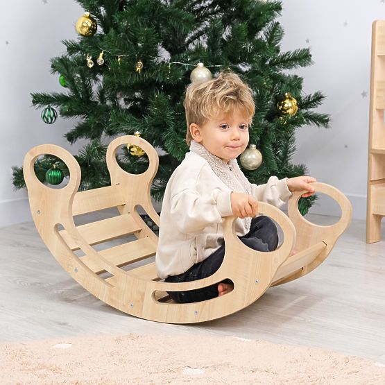 Altalena Montessori decorativa Woody