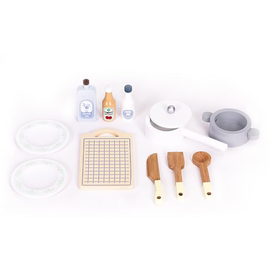 Cucina per bambini forno lavatrice microonde 12 accessori ECOTOYS