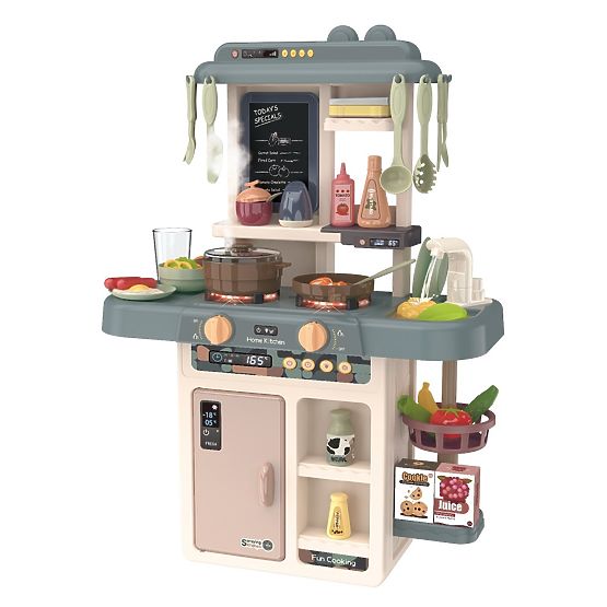 Cucina per bambini suoni LED acqua generatore di vapore accessori