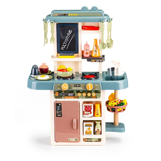 Cucina per bambini suoni LED acqua generatore di vapore accessori