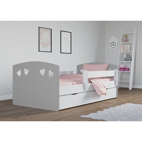 Letto per bambini Julie - grigio