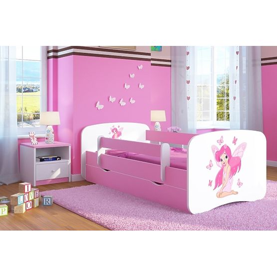 Letto per bambini con barriera Ourbaby - Fata Leonka