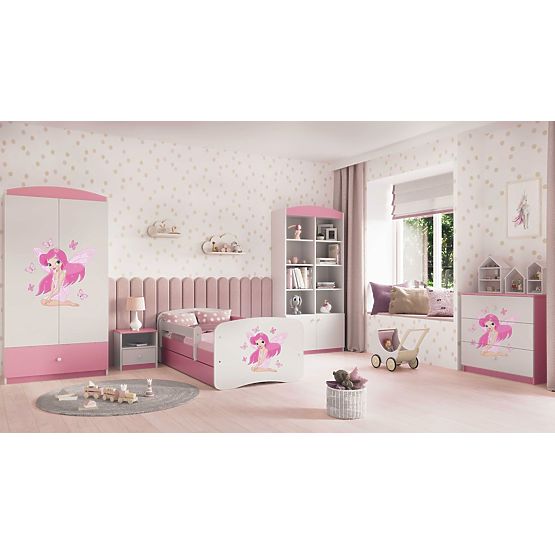 Letto per bambini con barriera Ourbaby - Fata Leonka